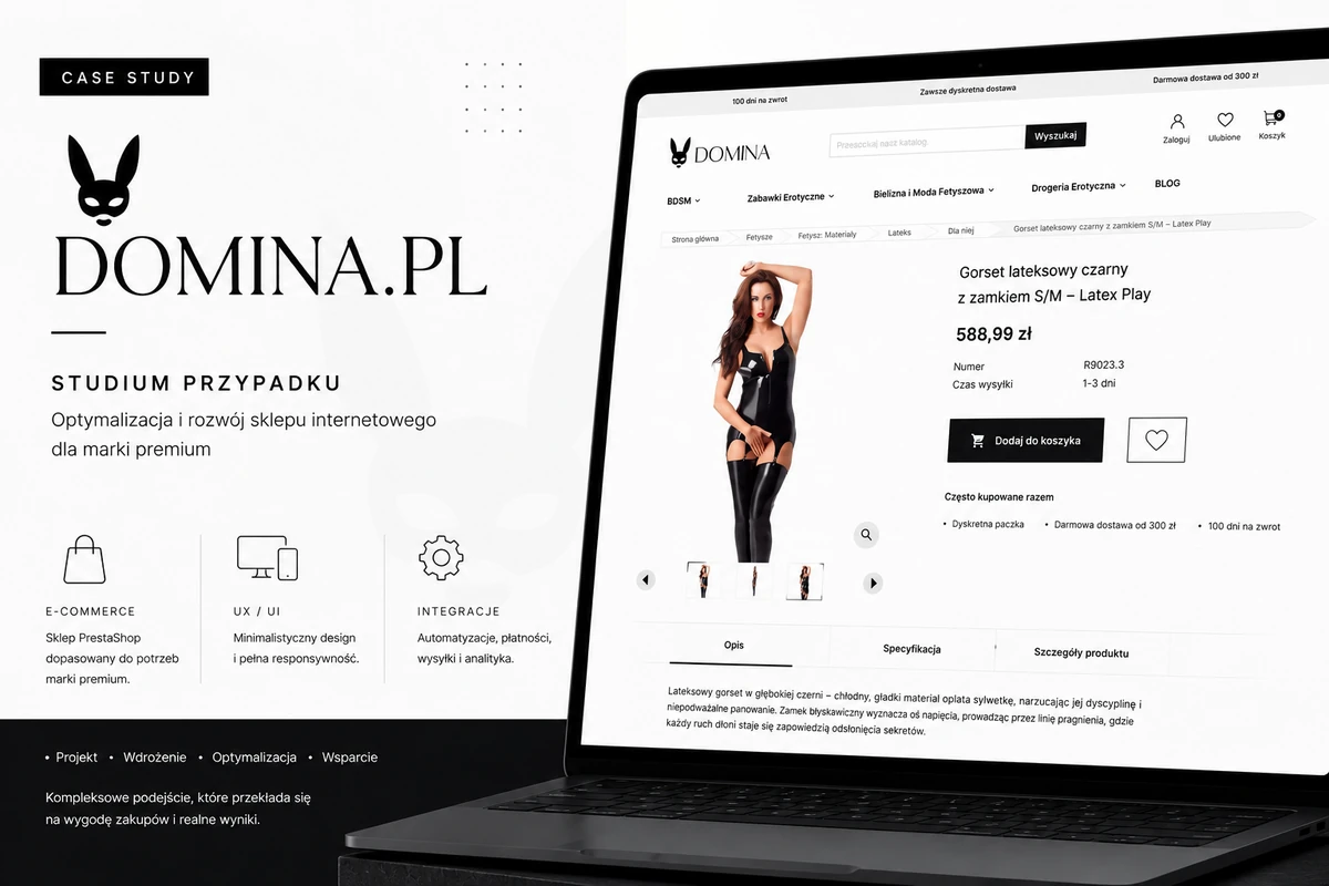 Studium przypadku sklepu Domina.pl – karta produktu