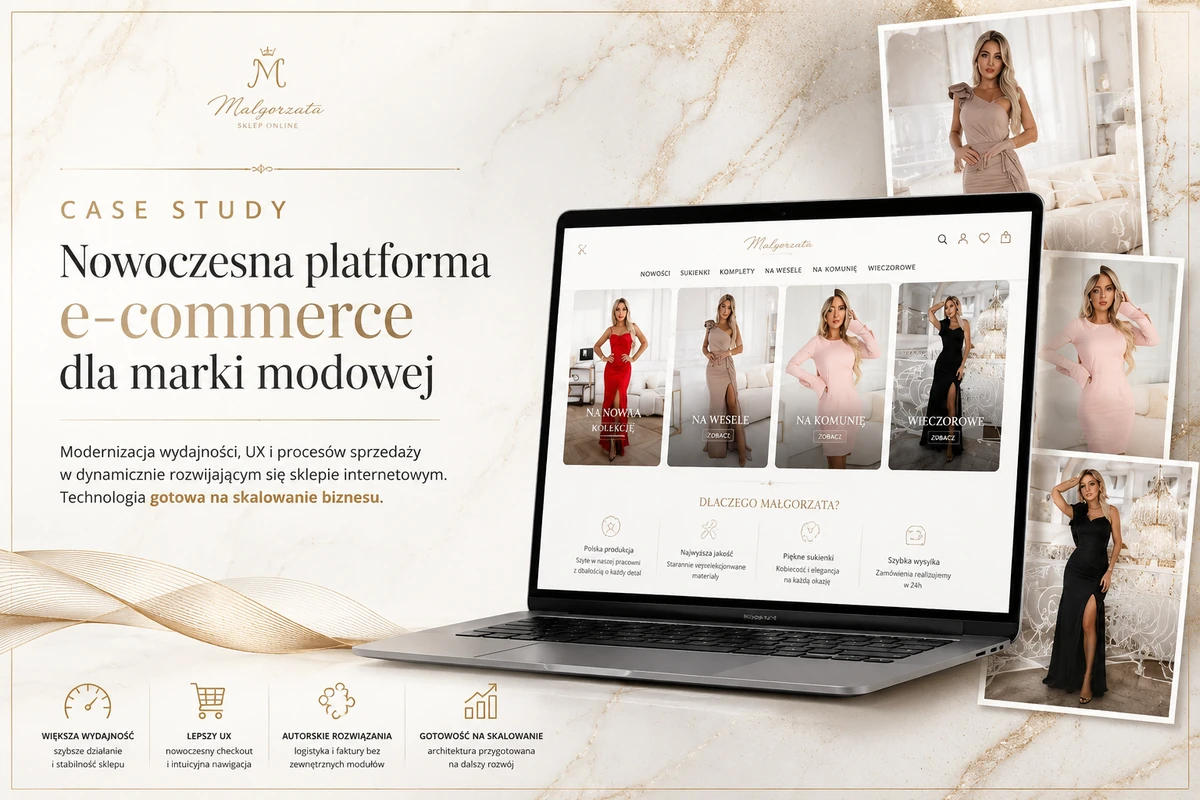 Studium przypadku sklepu malgorzatasklep.pl — strona główna